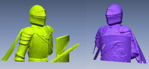 individual polygon meshes