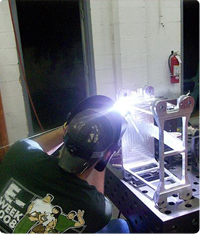Center Box Being Welded Center Box Being Welded