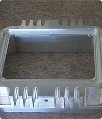 3-Axis CNC Milled Heatsink Housing 3-Axis CNC Milled Heatsink Housing